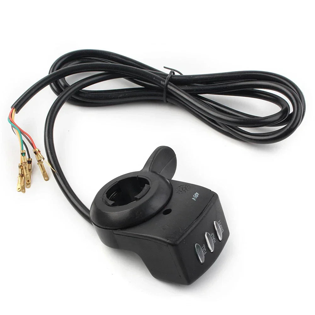 Throttle Thumb Control Assembly for Electric Bike Scooter Mobility 48V