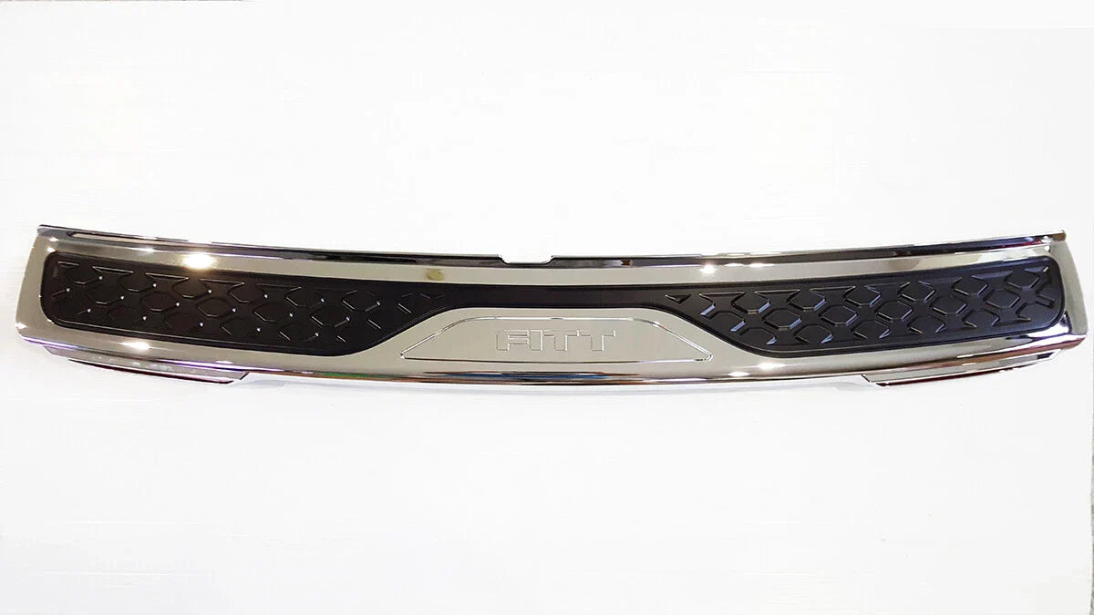 Rear Bumper Step Guard Plate Chrome Reflector for Toyota Fortuner (2005-2012)