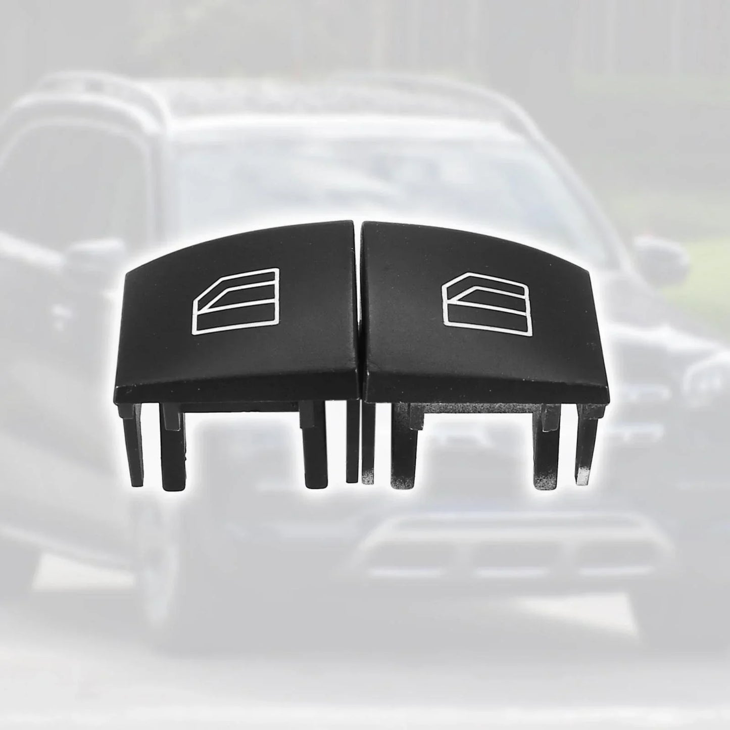 4 x Driver Window Switch Button Covers for Mercedes Benz ML GL R Class (2006-2012)