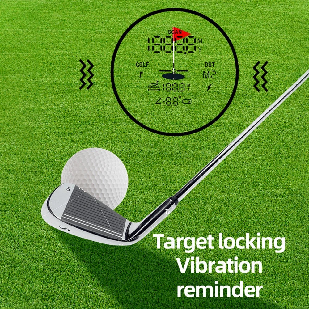 1200 Yards 7X Golf Slope Rangefinder Laser Precision USB Charging