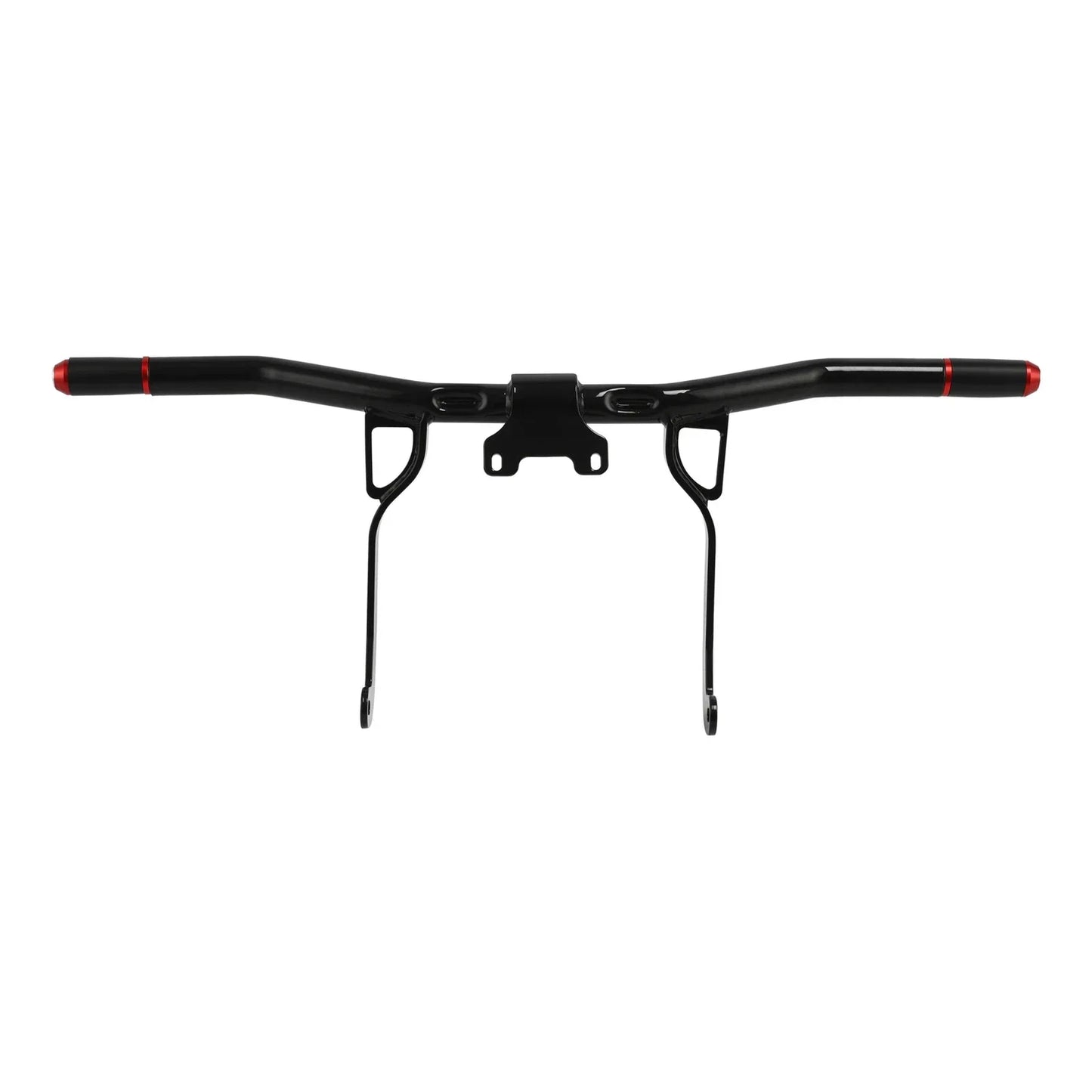 Black Red Highway Engine Guard Crash Bar for Harley Touring Road Glide (14-23)