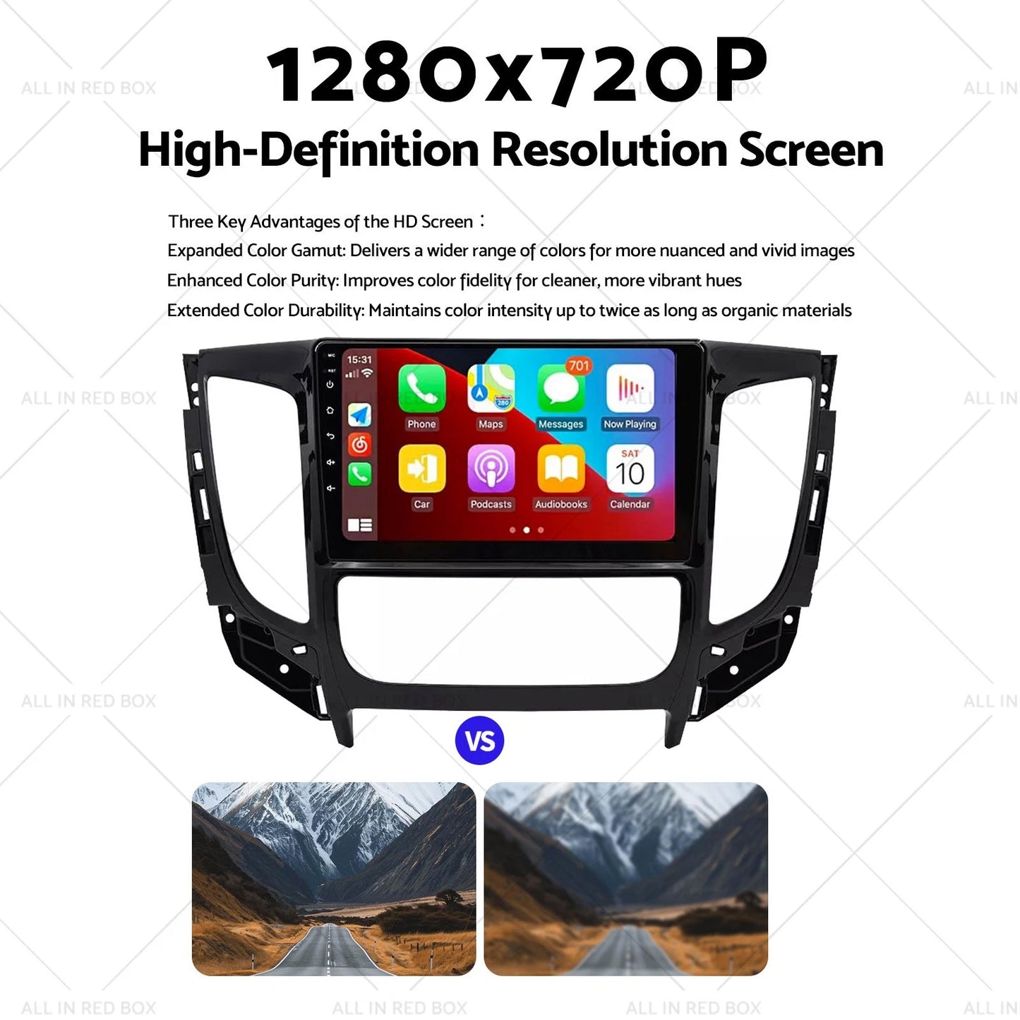 Wireless Head Unit for Mitsubishi Triton MQ MR (2015-2023)