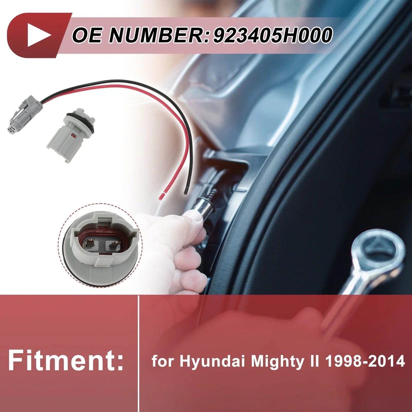 License Plate Light Socket Wiring for Hyundai Mighty II (1998-2014)
