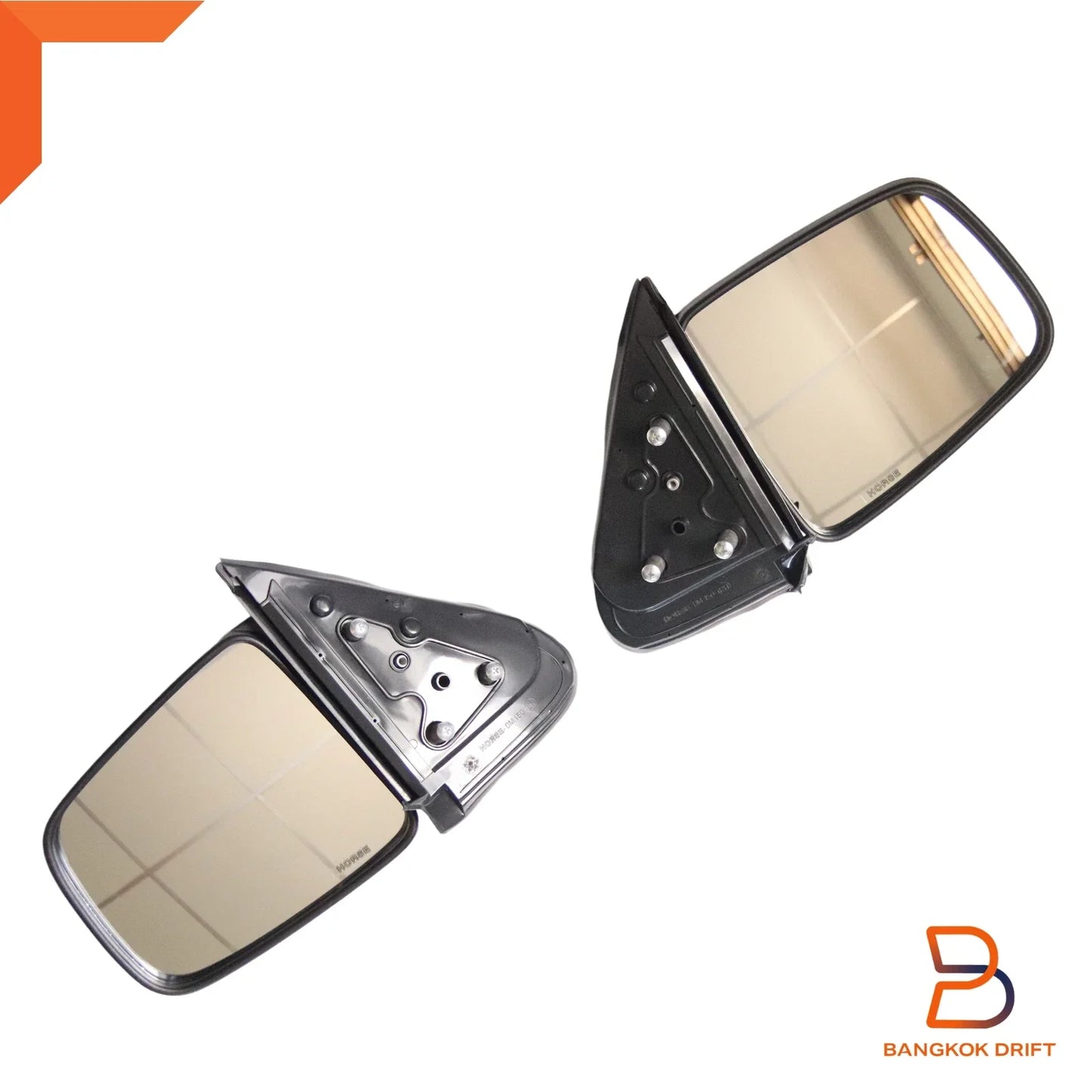 Black Manual Door Mirror for Ford Ranger Courier Ute (1998-2006)