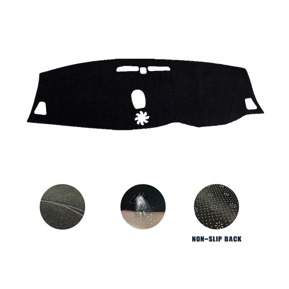 Non-Slip Dash Mat for VOLVO XC60 2018-2023 Dashboard Cover Black