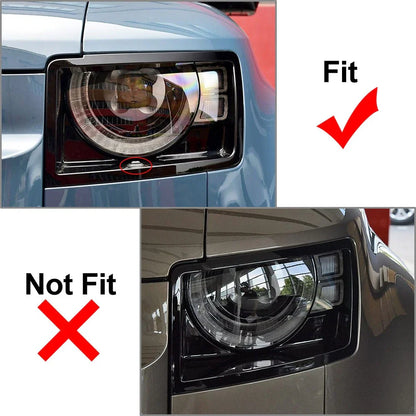 Front Bumper Headlight Bezel Cover for Land Rover Defender (2020-2023)