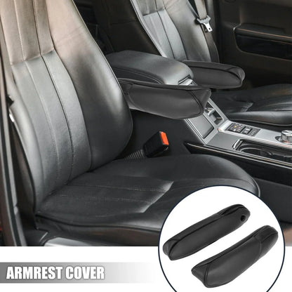 Front Seat Armrest Covers for Honda CR-V (2010-2011) - 1 Pair Black
