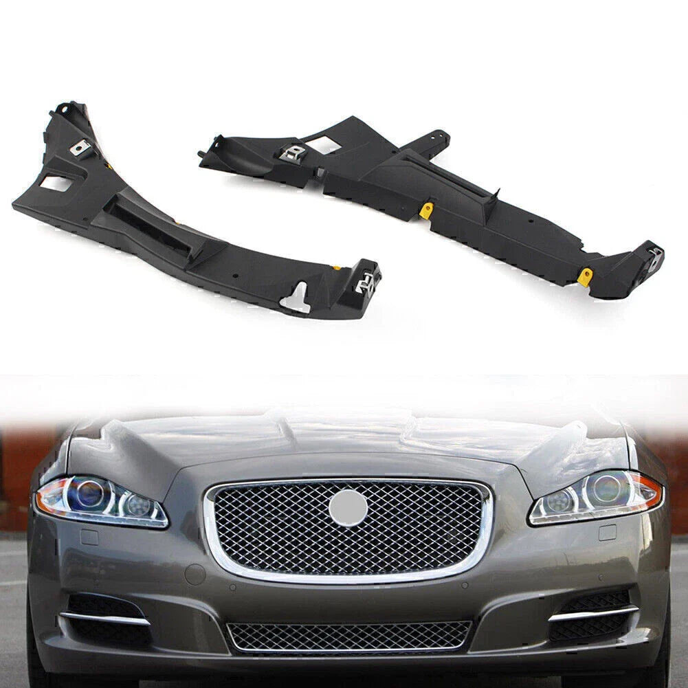 Black Front Bumper Mount Bracket  For Jaguar XJ (2010-2019)