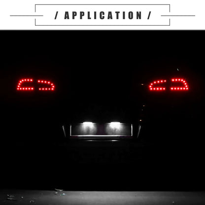2 x LED License Plate Lights for Mercedes-Benz G500 (2013-2021)