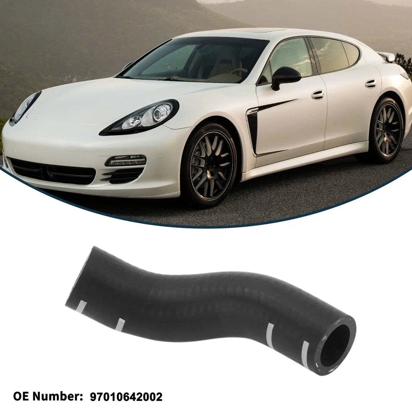 Radiator Hose for Porsche Panamera 2010-2014 Cooling System