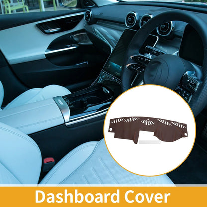 Dashboard Cover Mat for Mercedes C-Class W204 2008-2011 - Brown