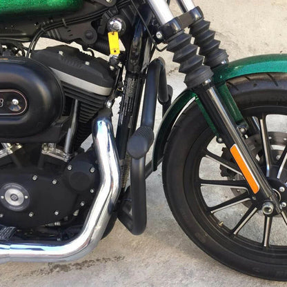 Engine Guard Crash Bar for Harley Sportster XL883 XL1200 (2004-2016) Black