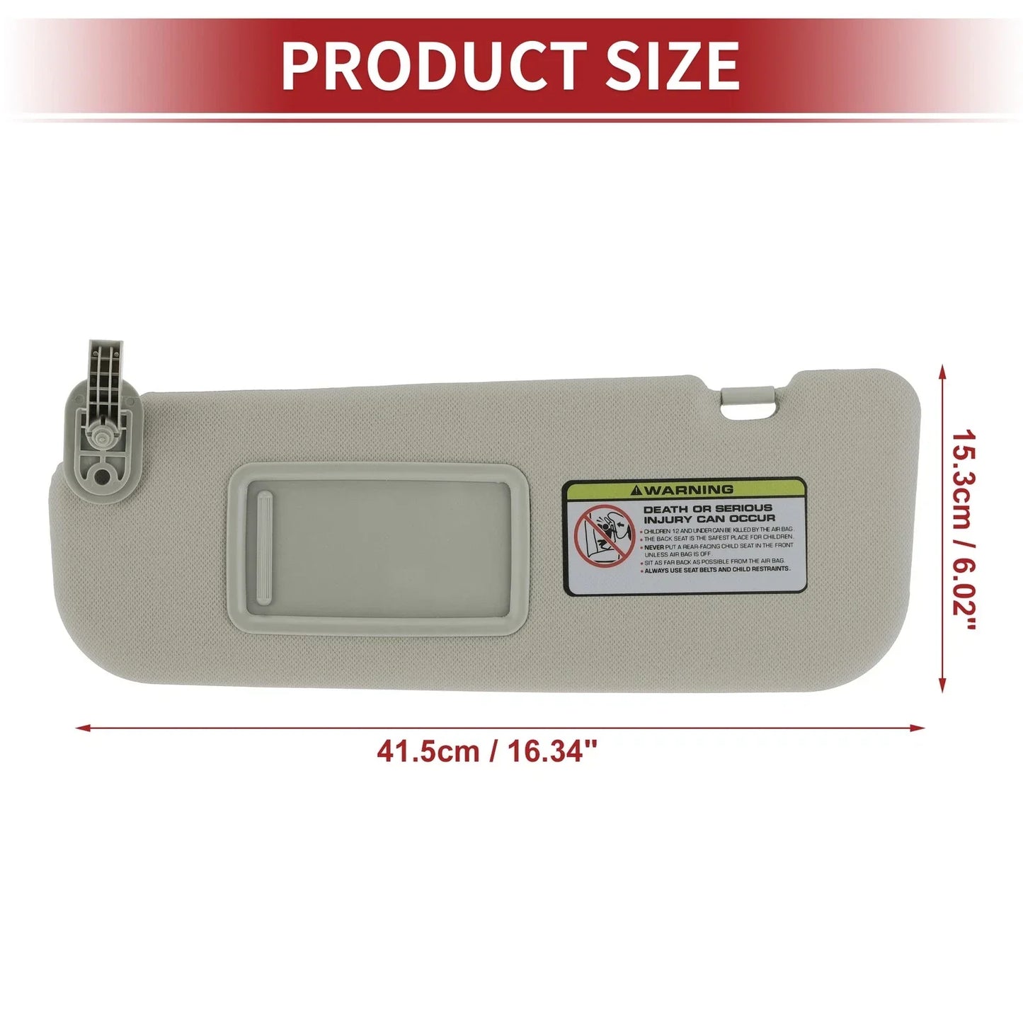 Left Car Sun Visor with Mirror for Hyundai Veloster (2012)