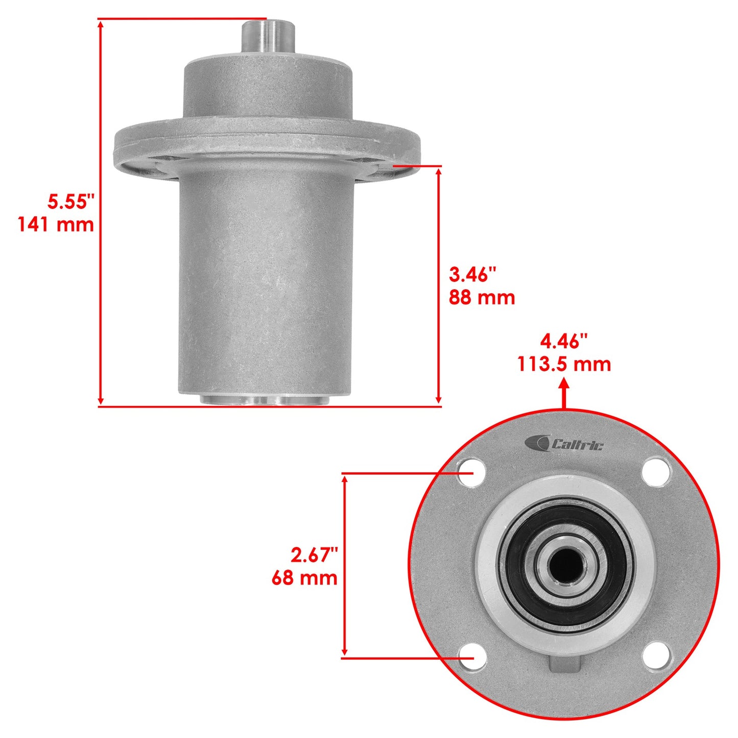 Deck Spindle Assembly for Dixie Chopper Zee 1 Lawn Mower (2005–2015)