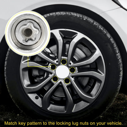 317 Wheel Lock Lug Nut Set with Protector Socket for Mercedes Benz