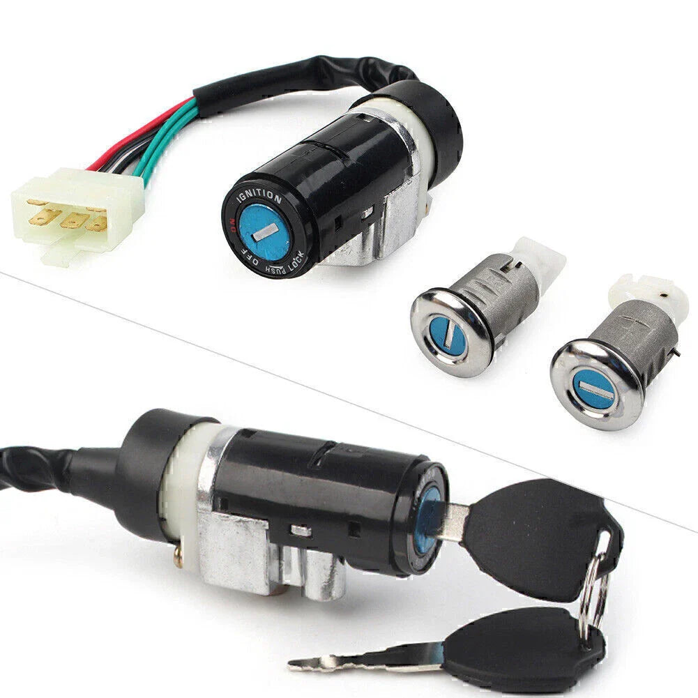 5-Wire Ignition Switch Lock Set for GY6 50cc Scooter Moped