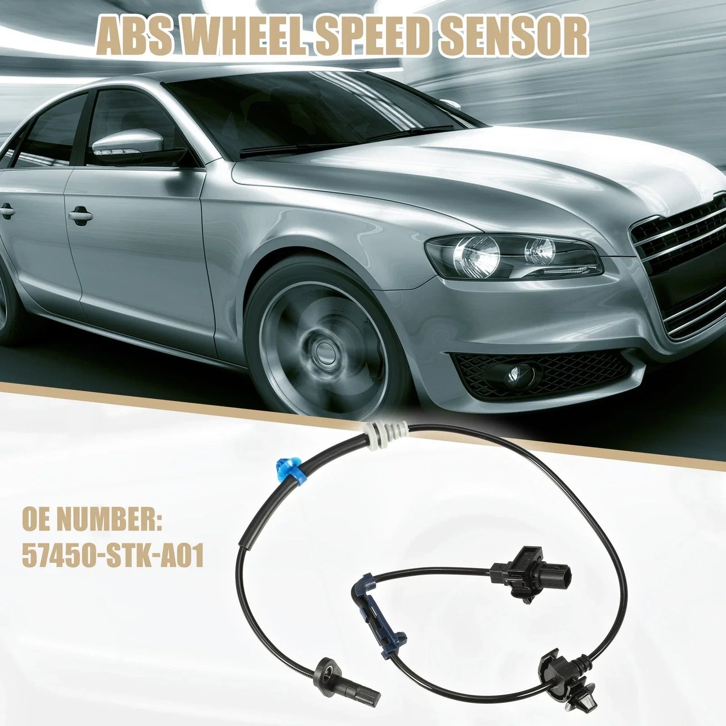 ABS Wheel Speed Sensor Front Right for Honda RDX (2007-2012)