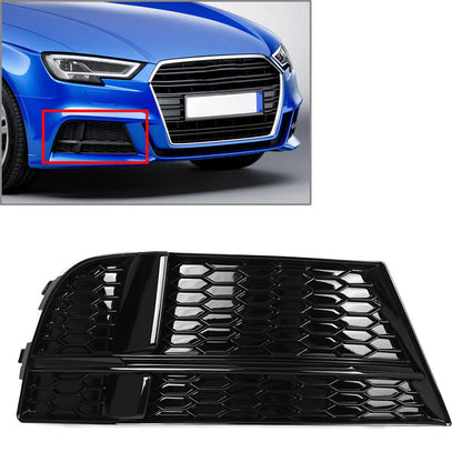 Honeycomb Front Bumper Fog Light Grille for Audi A3 S3 (2013-2020)