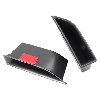 Interior Front Side Door Storage Box for Peugeot 3008 GT (2016-2017) Black