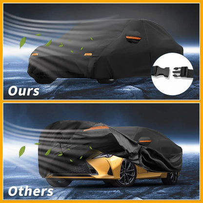Waterproof All Weather Car Cover for Lexus RC (2015-2023) - Black 190T-PU