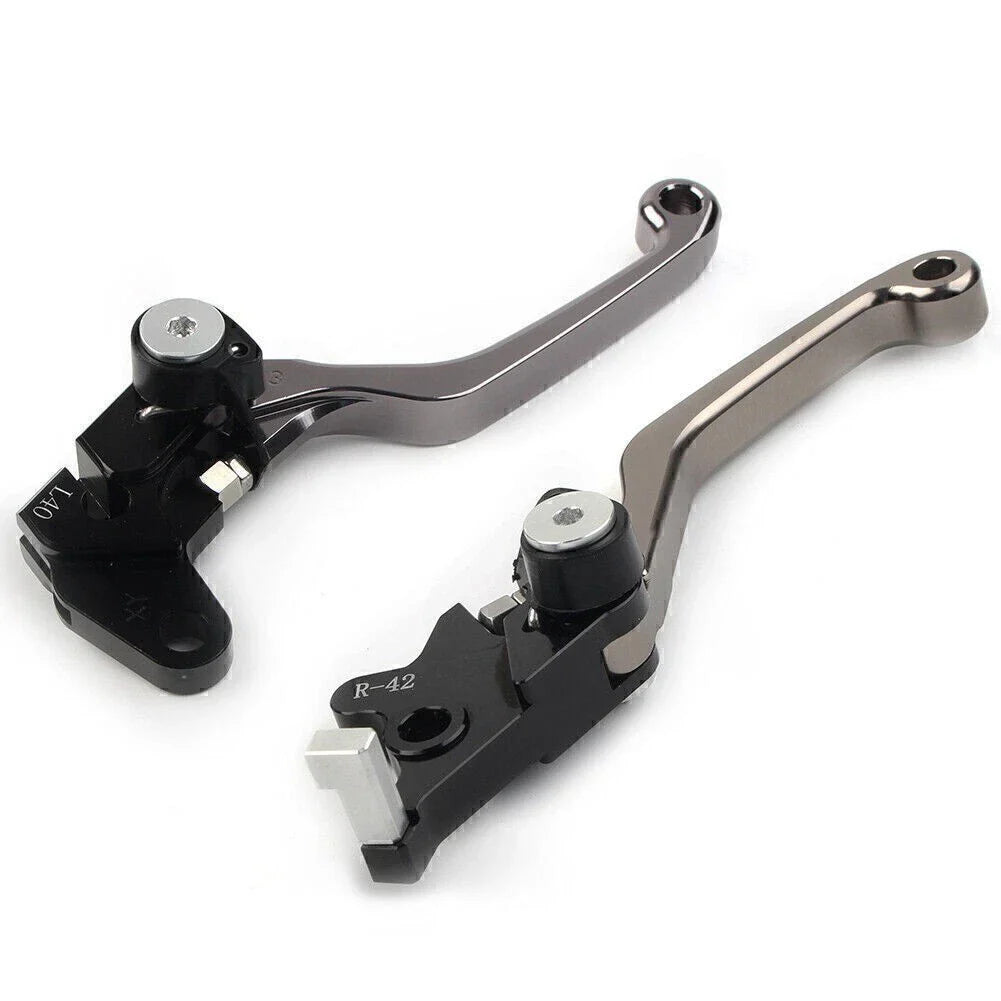 CNC Grey Pivot Clutch Brake Levers for Suzuki DRZ400S/SM/E (2000-2022)