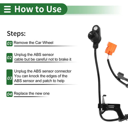 ABS Wheel Speed Sensor for Honda Stream Front Right (2000-2006)