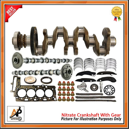 Engine Crankshaft Rebuild Kit with Gear for BMW 2.0 N47 (2007–2015)