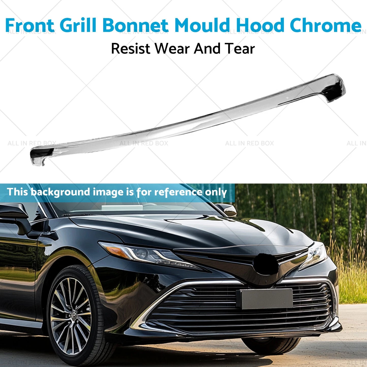 Chrome Front Grill Mould for Toyota Land Cruiser Prado (2010-2023)