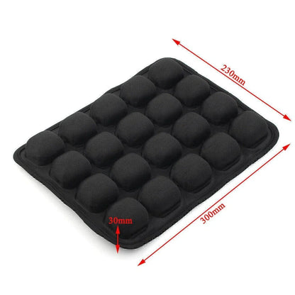 Rear Passenger Air Seat Cushion Pad 9.1''x11.8'' for Motorcycle