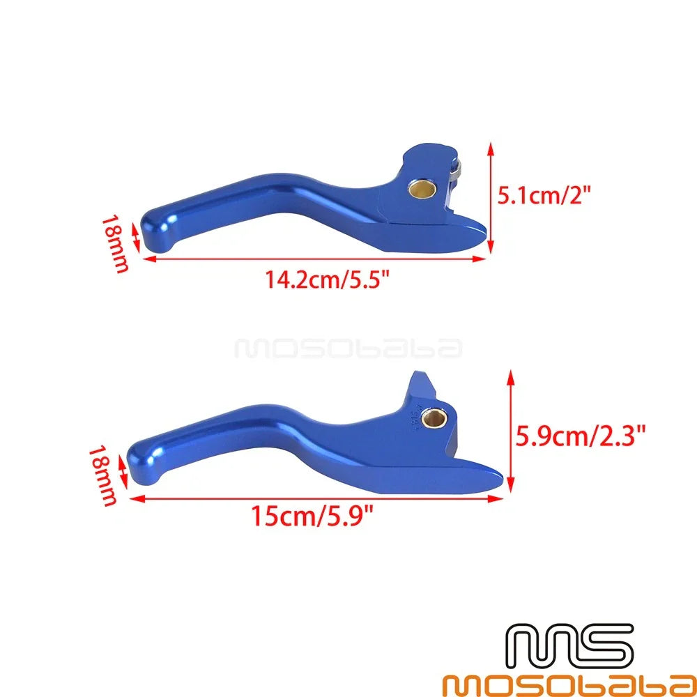 3 Finger Front Brake Clutch Levers for Harley Softail Slim S, Fat Boy S