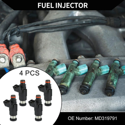 Fuel Injector 2 x for Chevrolet Tracker (1999-2003) 2.0L Black
