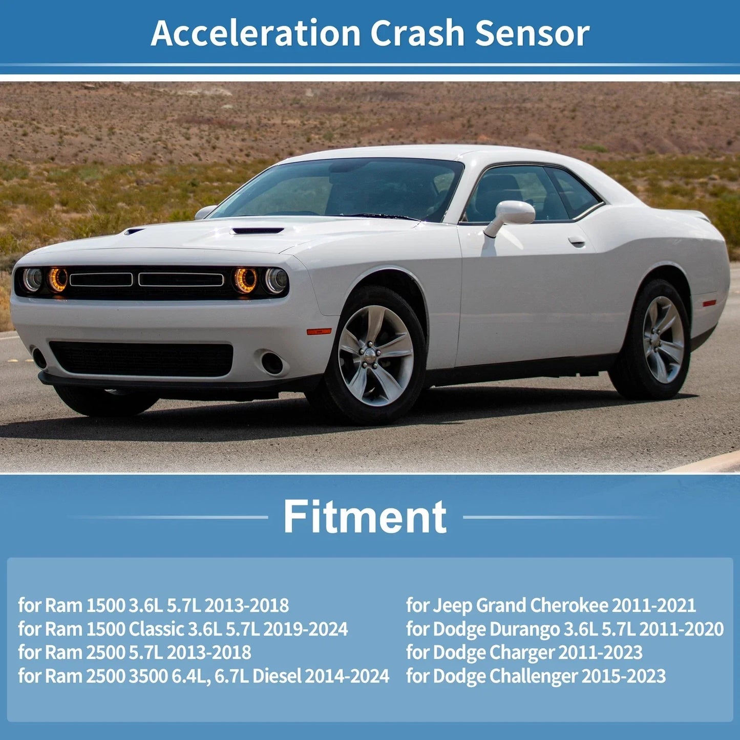 Acceleration Crash Sensor for Ram 2500 3500 6.4L 6.7L Diesel (2014-2024)