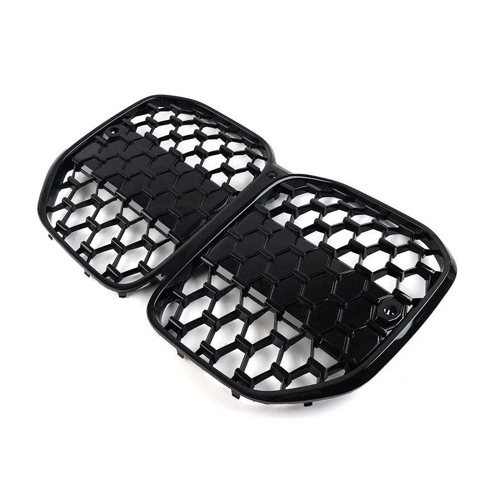 Meteor Style Front Bumper Kidney Grill for BMW 4 Series G22 G23 (2021-2023)