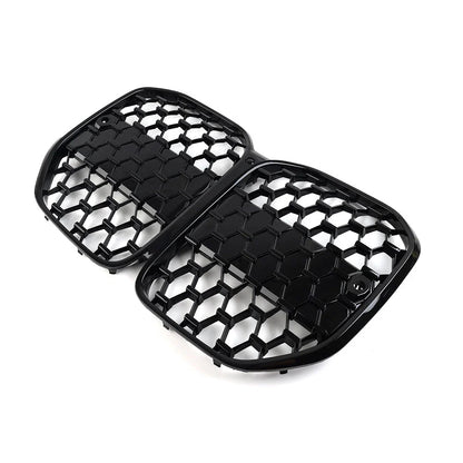 Meteor Style Front Bumper Kidney Grill for BMW 4 Series G22 G23 (2021-2023)