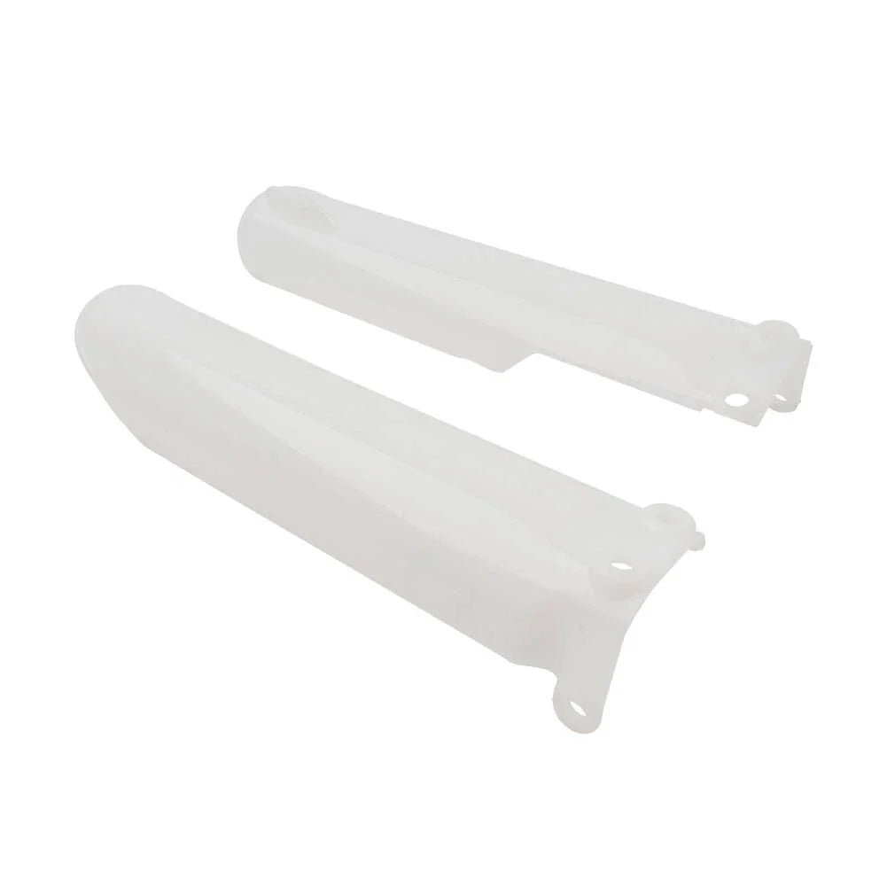 White Front Fork Guard Covers for Chinese 125-190cc Pit Dirt Bikes
