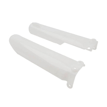 White Front Fork Guard Covers for Chinese 125-190cc Pit Dirt Bikes