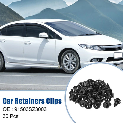 30 x Car Bumper Retainers Clips for Honda