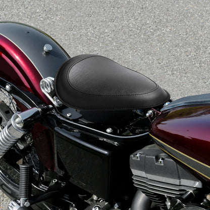 Black Front Driver Rider Seat for Harley Dyna Super Wide Glide (2007-2017)