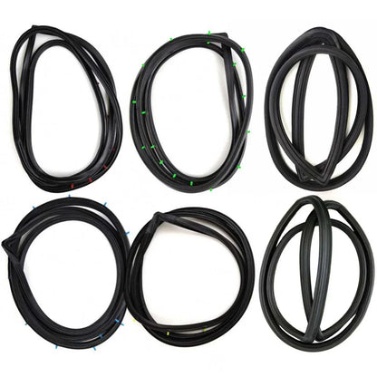 Windshield Door Rubber Seal Strip Set 6 Toyota Corolla KE10 4D Sedan 1966-70