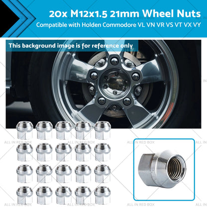 20 x M12x1.5 Wheel Nuts for Holden Commodore (VL-VY)