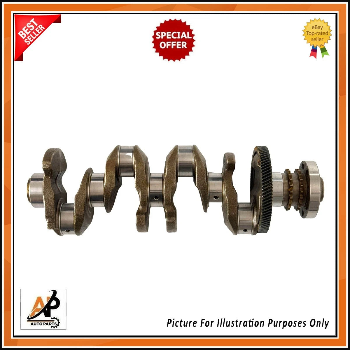 Crankshaft With Gear Replacement for BMW 2.0L Diesel N47 (2007–2013)
