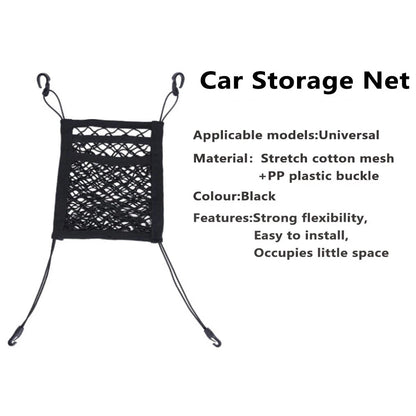 3 x Car Truck Seat Mesh Storage Net Bag Organizer Multi-Pocket