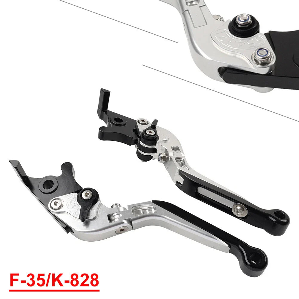 CNC Extendable Brake Clutch Levers for Kawasaki ZX636R ZX6RR (2005-2006)