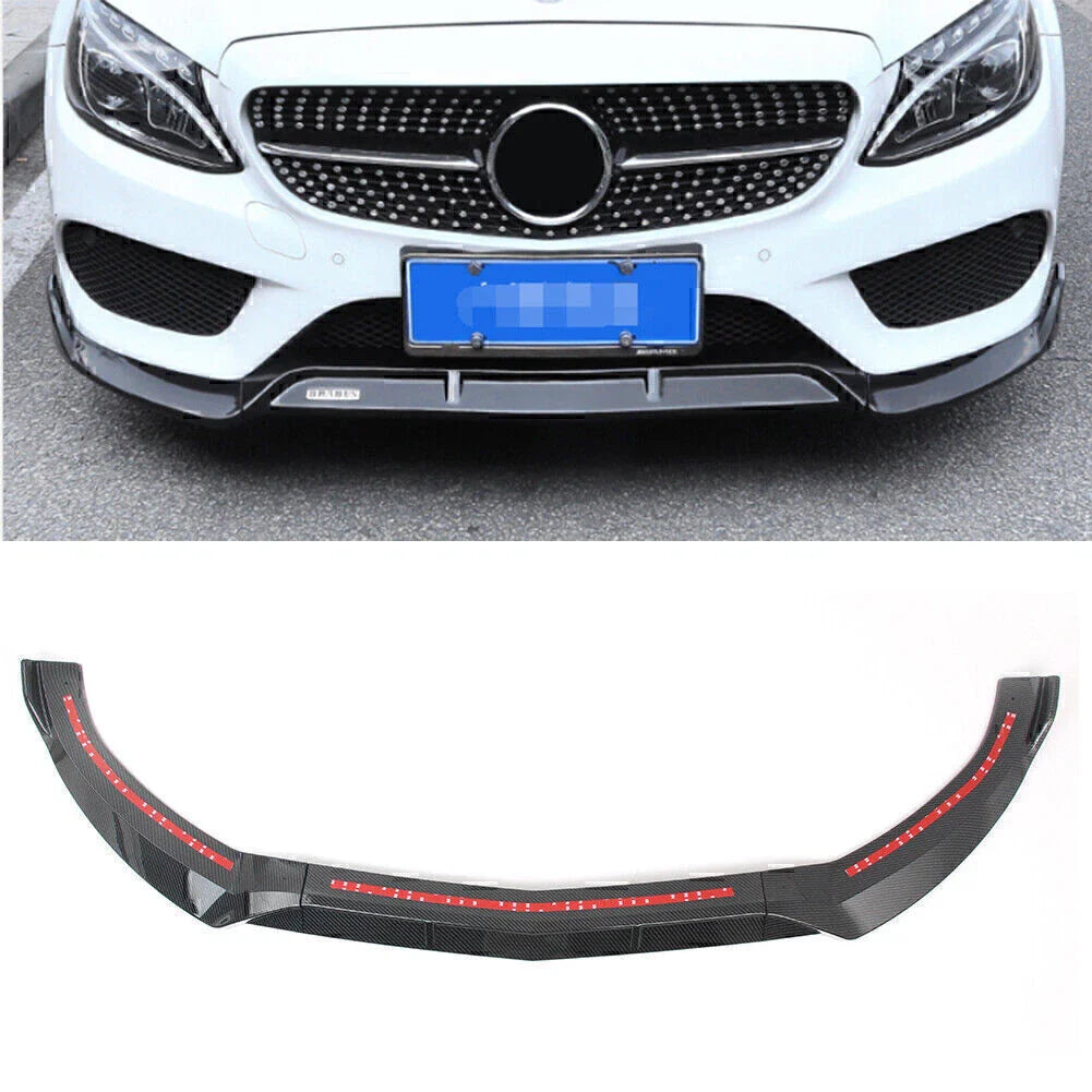 Front Bumper Lip for Mercedes Benz C-Class W205 (2015-2018)