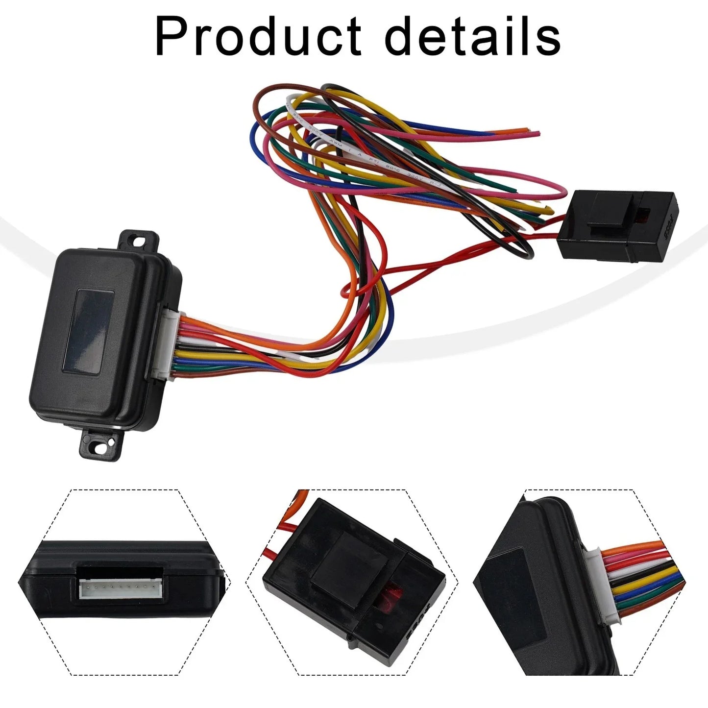 Foldable Auto Side Rearview Mirrors Convenient Remote Control