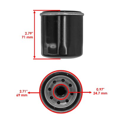 Caltric Oil Filter Replacement for John Deere 3203 3320 3520 (2003–2010)