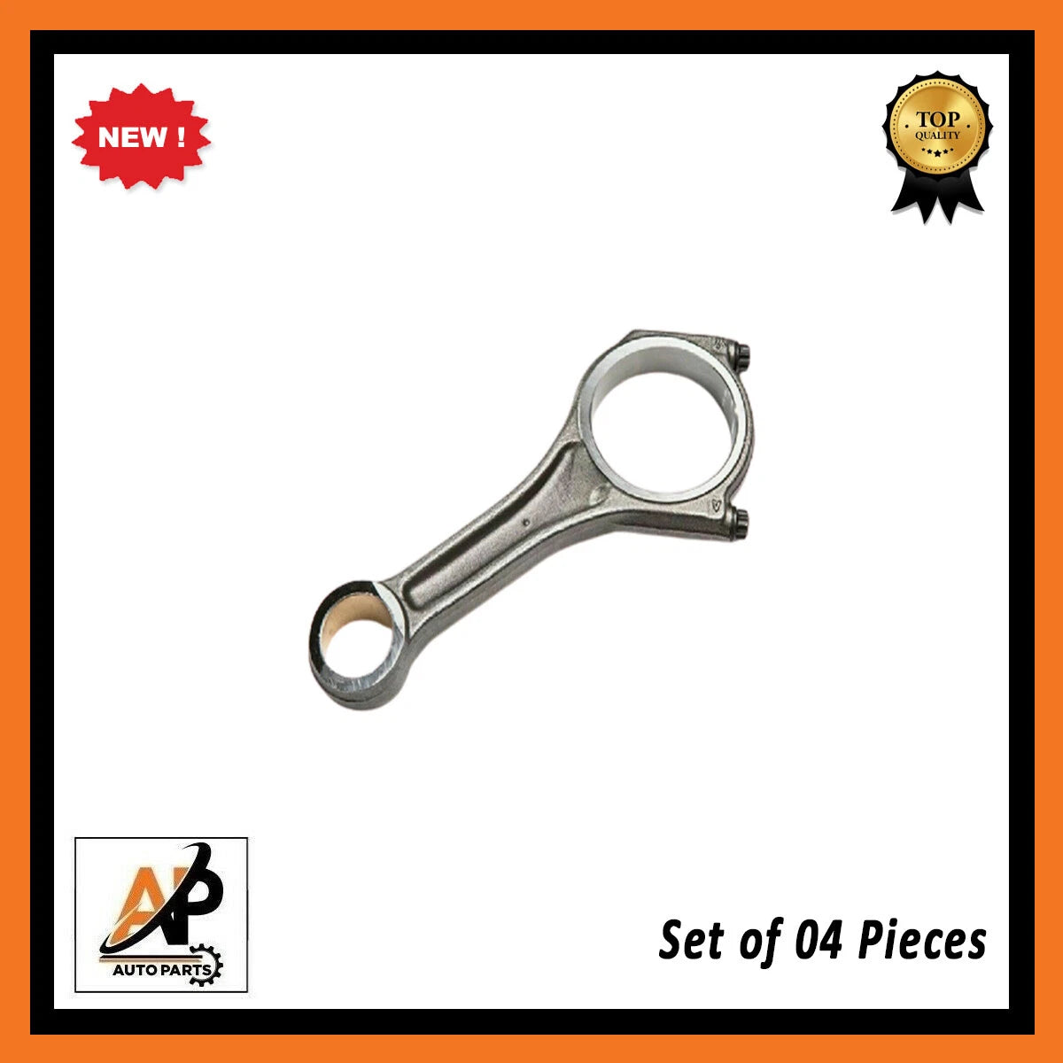 Connecting Rod Set 4 Piece Replacement for Jaguar XE XF 2.0D (2017–2022)