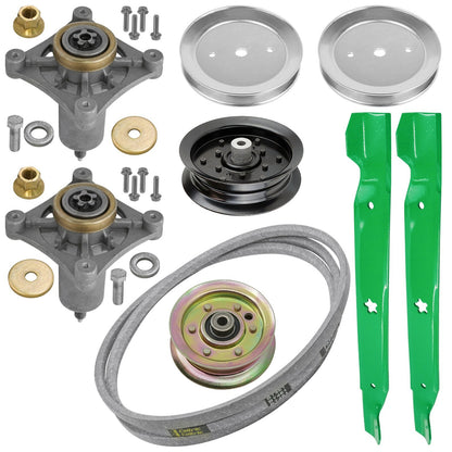Deck Belt Pulley Rebuild Kit for Husqvarna YTA18542 YTA19K42 (2015–2022)