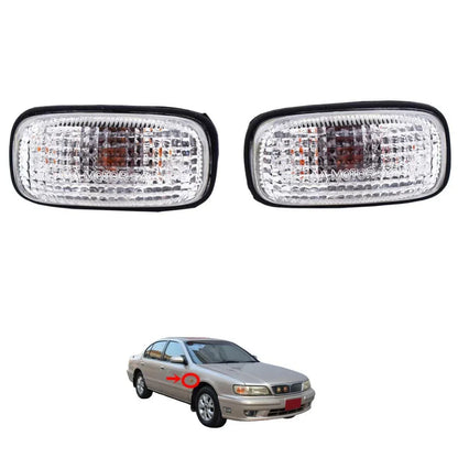 Pair Side Marker Light Fits Nissan Cefiro Maxima 30J Infinity A32 1994-1998 D10