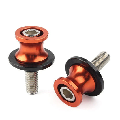 8MM Swingarm Spools Slider Stand Screws for KAWASAKI ZX6R (2012-2021) Orange